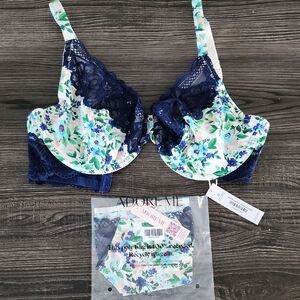 Adore Me Aleena Floral Lace Unlined Bra